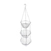 Fox Run 32 in. H X 11 in. W X 11 in. L Chrome Silver Steel Three Tier Hanging Baskets