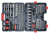 Crescent 148 pc. Assorted Sizes x 1/4, 3/8 and 1/2 in. drive Metric and SAE 6 and 12 Point Mechanic's Tool Set