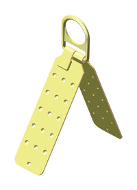 Roofers World  Harness Mount  Steel  Yellow  Roof Ridge Anchor  1 pk