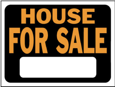 Hy-Ko 3004 9 X 12 Plastic House For Sale Sign (Pack of 10)
