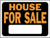 Hy-Ko 3004 9 X 12 Plastic House For Sale Sign (Pack of 10)