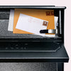 Mail Boss  Townhouse  Modern  Galvanized Steel  Wall Mount  Black  Locking Mailbox