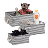 Honey-Can-Do 6 in. H X 10 in. W X 13 in. D Tote Bin