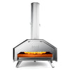 Ooni Pro 16 in. Charcoal/Wood Pellet Outdoor Pizza Oven Silver