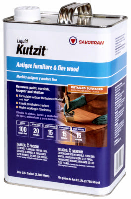 Savogran Kutzit Flammable Paint & Varnish Remover 1 gal. for Outdoor Use