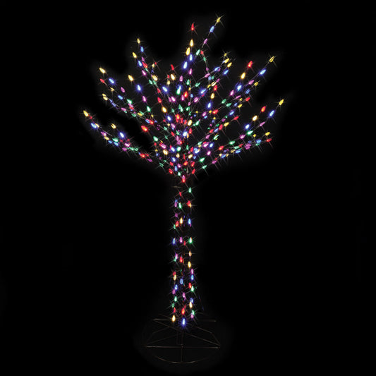 Celebrations  Bare Branch LED  Christmas Tree  Multicolored  Metal  1 each