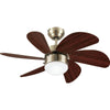 Westinghouse Turbo Swirl 30 in.   Antique Brass LED Indoor Ceiling Fan