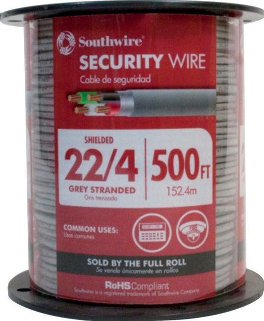Southwire 500 ft. 22/4 Stranded Audio Security Cable Shielded