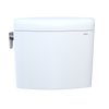 TOTO® Aquia IV® Cube Dual Flush 1.28 and 0.8 GPF Toilet Tank Only with WASHLET®+ Auto Flush Compatibility, Cotton White - ST436EMA#01