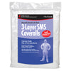 Buffalo Unisex Polypropylene Hooded Coverall W/Boot White M 1 pk