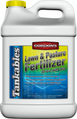 Tankables Lawn/Pasture Fertilizer,  Covers 15,000 Sq. Ft., 2.5-Gallon Concentrate