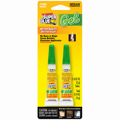 Super Gel Glue, 2-Gram, 2-Pk. (Pack of 12)