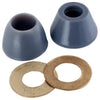 PlumbCraft 3/8 in.   D Rubber Cone Washer and Ring 2 pk