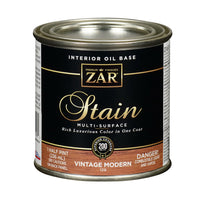 Zar Semi-Transparent Semi-Gloss Vintage Modern Light Oil Wood Stain 1/2 Pt. (Pack Of 6)