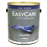 1-Gallon Satin White Latex Exterior Paint (Pack of 4)