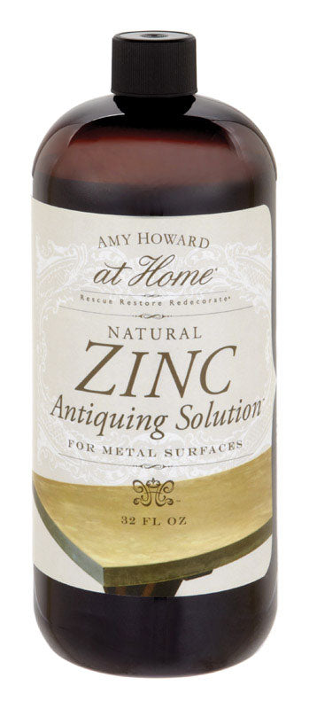 Amy Howard at Home For Metal Surfaces Zinc Antiquing Solution 32 oz. (Pack of 6)