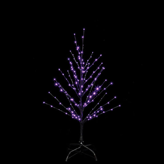 Santa's Best  Twig Tree  Lighted Halloween Decoration  36 in. H x 24 in. W 1 pk