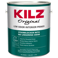KILZ  Original  White  Flat  Oil-Based  Primer and Sealer  1 gal.