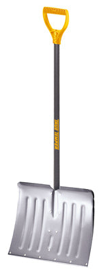 Aluminum Snow Shovel, Wearstrip, 18-In.