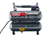Senco PC0968 1.5 HP 2-1/2 Gallon Twin Tank Finish & Trim Air Compressor