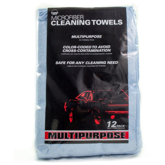 Zwipes 16 in. L X 12 in. W Microfiber Auto Cleaning Cloth 12 pk