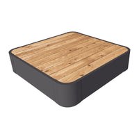 Retail First 36 in. H x 36 in. W x 8 in. L Assorted Platform Base Metal/Wood