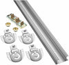 National Hardware Galvanized Silver Nylon/Steel By-Pass Door Hardware Set 1 pk