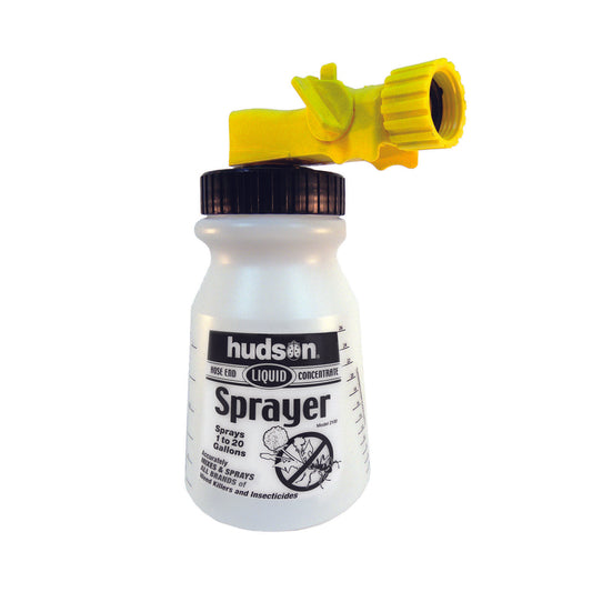 Hudson Yellow/White Poly Adjustable Tip Hose End Sprayer 26 oz. Capacity