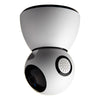 Globe Black/White Plastic Plug-in Indoor Wi-Fi Security Camera 6.89 H x 5.12 W x 3.54 D in.