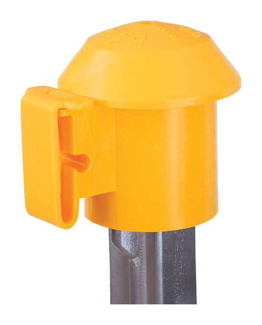 Dare Top'R Electric-Powered T-Post Safety Top Yellow