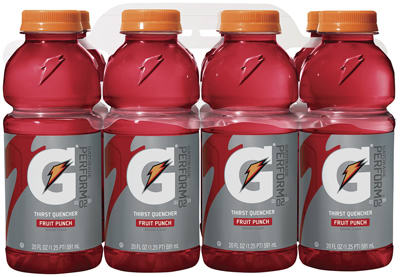 Thirst Quencher Drink, Fruit Punch, 20-oz., 8-Pk. (Pack of 3)