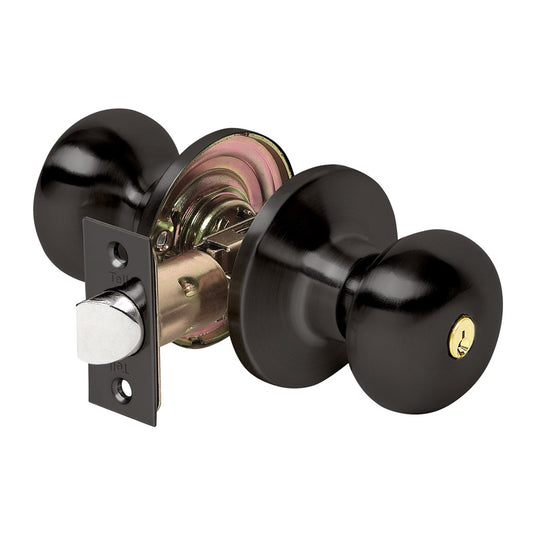 Tell Finishing Touches Parkland Oil Rubbed Bronze Entry Knobs 1-3/4 in.
