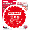 Hoja para enmarcar metal Diablo de 6 pulg. de diámetro x 1/2 pulg. con punta de carburo, 20 dientes, 1 pieza