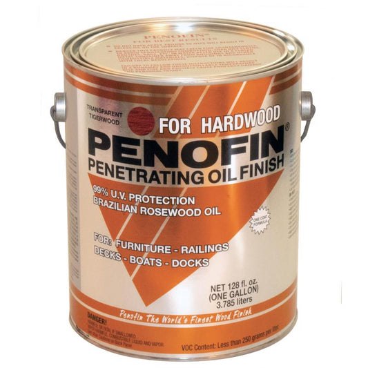 Penofin  Transparent  Tigerwood  Oil-Based  Oil  Penetrating Hardwood Stain  1 gal. (Pack of 4)