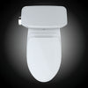 TOTO® Drake® Two-Piece Elongated 1.6 GPF Universal Height TORNADO FLUSH® Toilet with CEFIONTECT® and SoftClose® Seat, WASHLET®+ Ready, Cotton White - MS776124CSFG#01