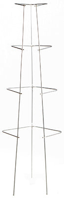 44" Heavy Duty Galvanized Diamond Cage Plant Support (Pack of 10)
