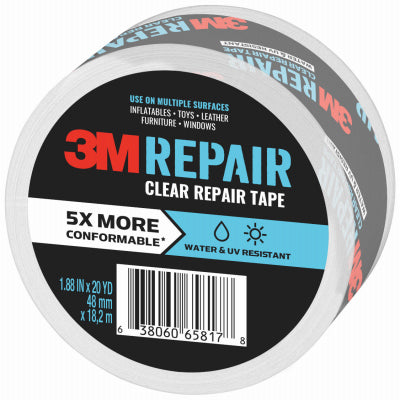 Repair Tape, Clear, 1.88-In. x 20-Yd.