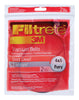 3M Filtrete Vacuum Belt For attaches to vacuum 2 pk