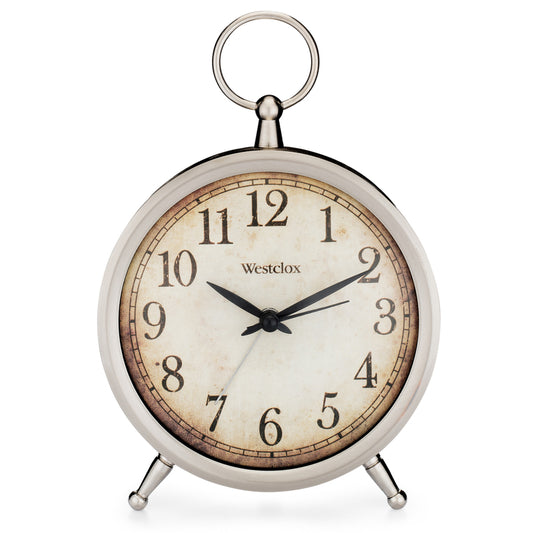 Westclox Big Ben Silver Alarm Clock Analog Battery Operated