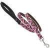 Lupine Collars & Leads 54307 3/4" X 4' Tickled Pink Dog Lead