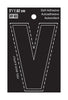 Hy-Ko 3 in. Black Vinyl Letter V Self-Adhesive 1 pc. (Pack of 10)