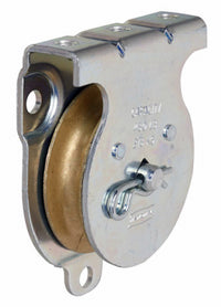 Single Pulley, Wall/Ceiling Mount, Zinc, 2-In.