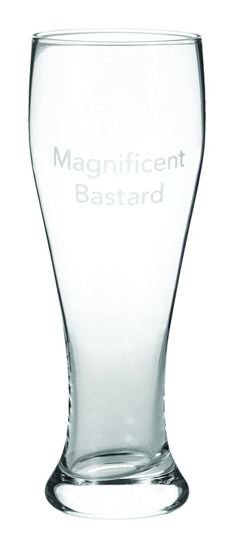 Hallmark Magnificent Bastard Drinking Glass Glass 1 pk (Pack of 2)