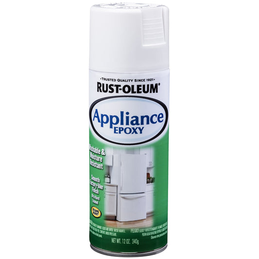 Rust-Oleum Specialty Gloss White Oil-Based Appliance Epoxy 12 oz. (Pack of 6)