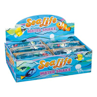 Toysmith Blue Translucent Plastic Printed Bubble Design Sealife Water Snake Toy