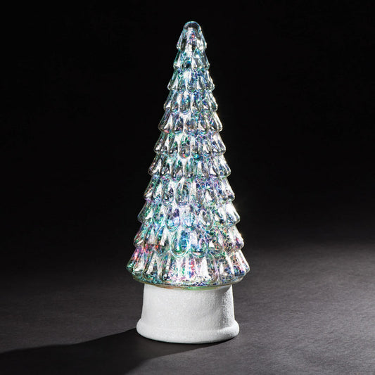Roman  Teardrop Tree  LED Christmas Decoration  Multicolored  Resin  1 pk