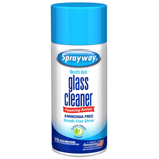 Sprayway Fresh Scent Glass Cleaner 6 oz Foam (Pack of 12).