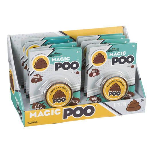Toysmith Magic Melting Poo Plastic/Putty Brown 1 pc