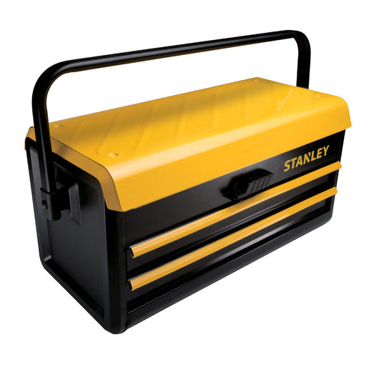 Stanley  19 in. Metal  Tool Box  11.622 in. W x 12 in. H Yellow/Black