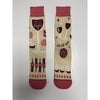 Hallmark Sweets and Wine Crew Socks Cotton 1 pk (Pack of 2)